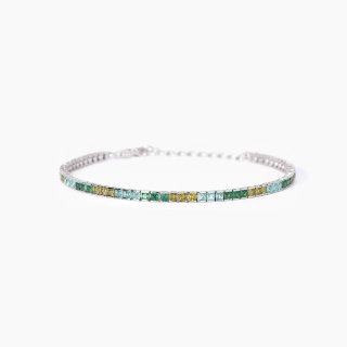 Mabina - Bracciale Tennis Con Zirconi - Argento - Multicolor