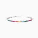 Mabina - Bracciale Tennis Con Zirconi - Multicolor - Argento