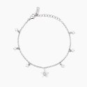 Mabina - Bracciale In Argento - Ciondolo Fiore - Zirconi