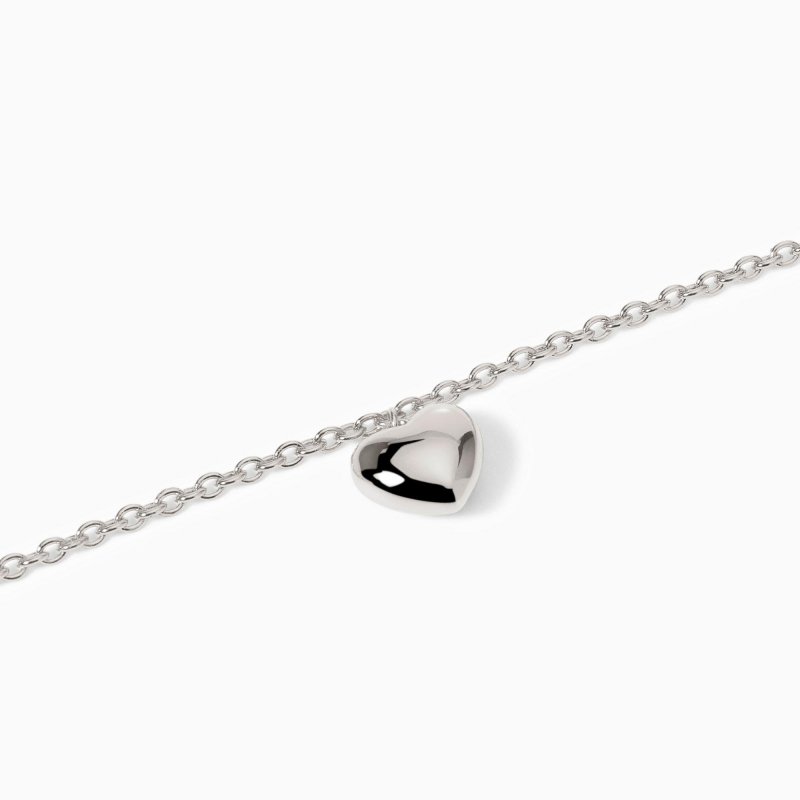 Mabina - Bracciale In Argento Con Ciondolo Cuore - Regolabile