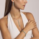 Mabina - Bracciale Tennis Con Fusion Stone - Glass Azzurro