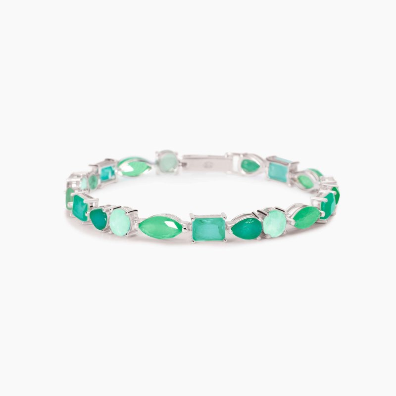 Mabina - Bracciale Con Fusion Stone - Verde - Santorini