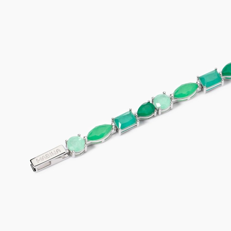 Mabina - Bracciale Con Fusion Stone - Verde - Santorini