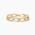 Mabina - Bracciale Placcato Oro - Maglie Ottagonali - 18K