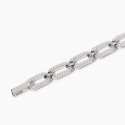 Mabina - Bracciale Con Maglie Ottagonali - Argento - Zirconi