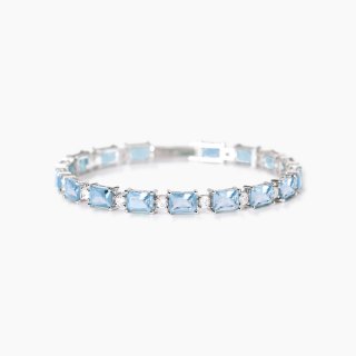 Mabina - Bracciale Battito - Argento - Acquemarine Sintetiche