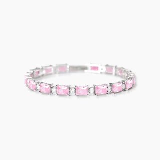 Mabina - Bracciale In Argento - Zirconi Rosa - Battito
