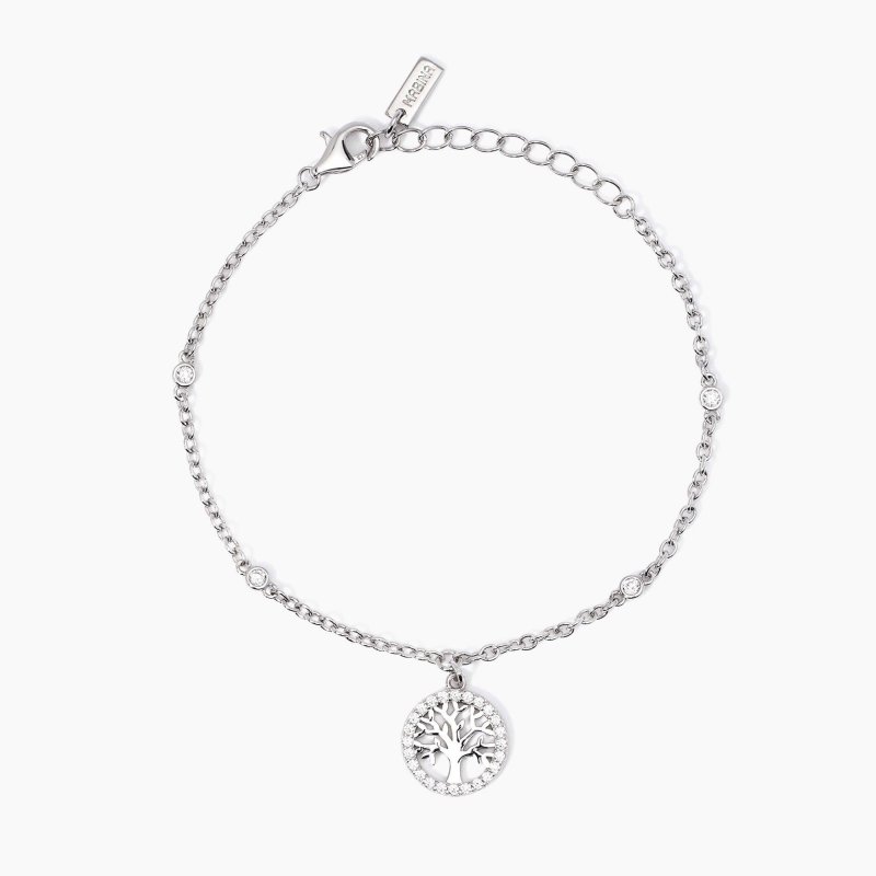 Mabina - Bracciale Albero Della Vita - Argento - Zirconi