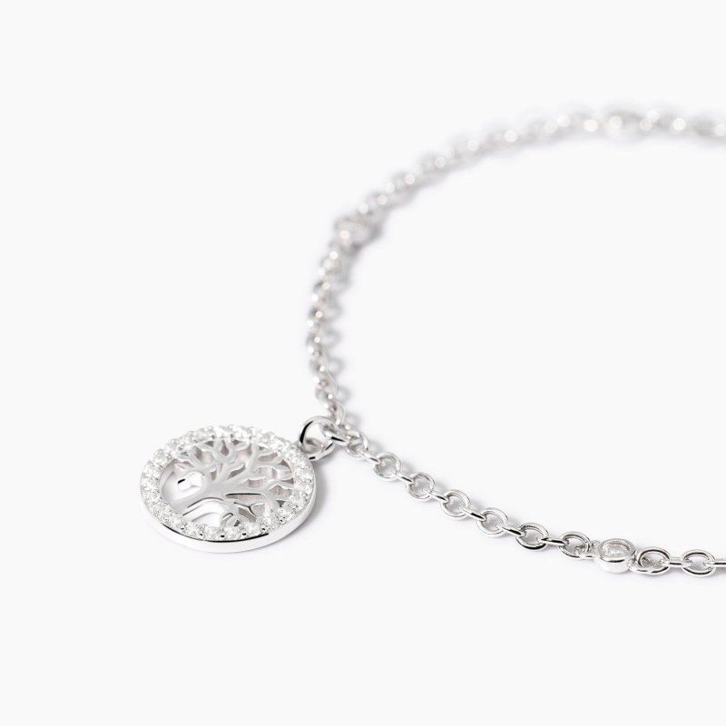 Mabina - Bracciale Albero Della Vita - Argento - Zirconi