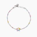 Mabina - Bracciale Con Fiorellino Smaltato Bloom - Argento - Bambina
