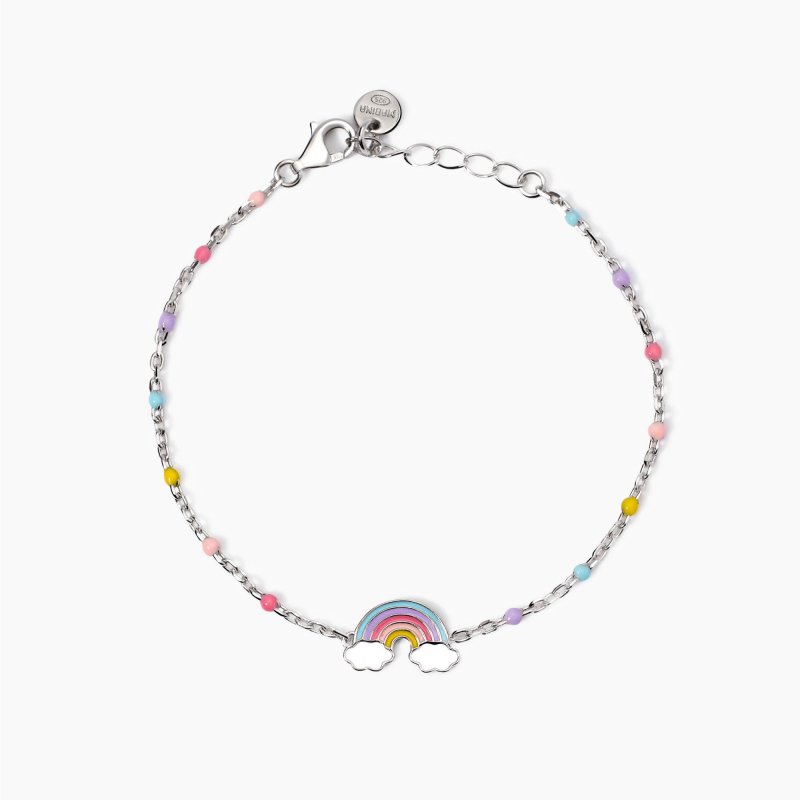 Mabina - Bracciale Con Arcobaleno - Argento 925 - Smalto