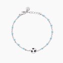 Mabina - Bracciale Con Pallone - Inserti Azzurri - Football