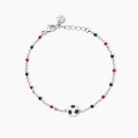 Mabina - Bracciale Con Pallone - Inserti Rossi - Neri
