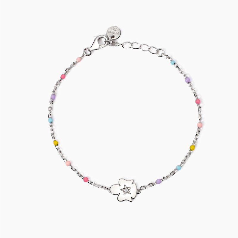 Mabina - Bracciale Con Angioletto - Argento 925 - Smalto
