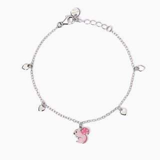 Mabina - Bracciale Con Scoiattolino - Argento 925 - Smalto