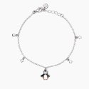 Mabina - Bracciale Con Pinguino - Argento 925 - Zircone
