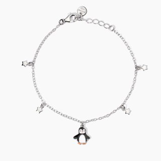 Mabina - Bracciale Con Pinguino - Argento 925 - Zircone