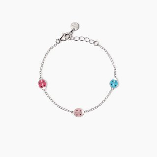 Mabina - Bracciale Con Coccinelle - Argento 925 - Smalto