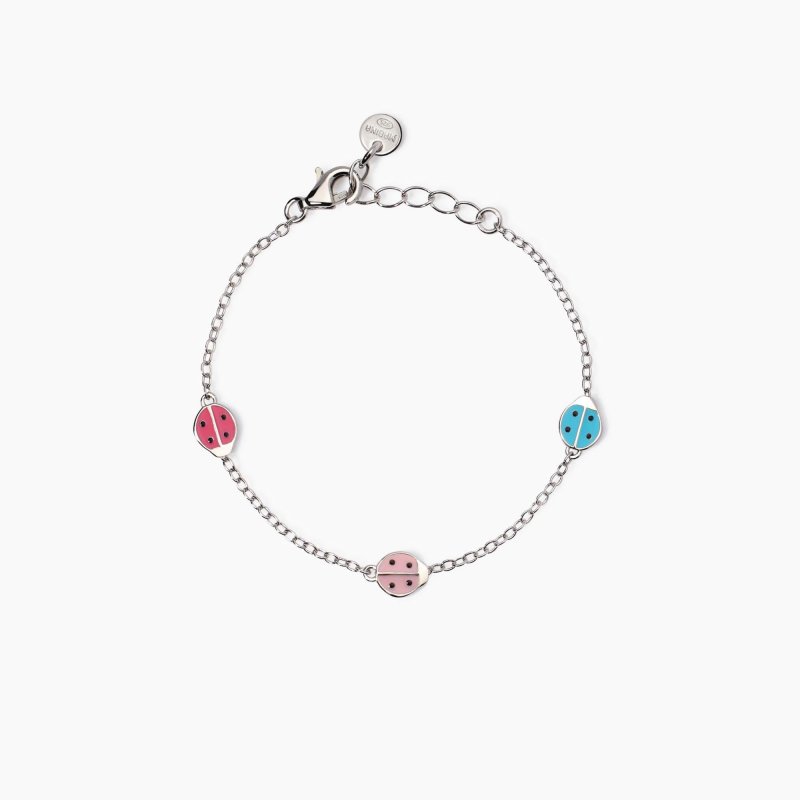 Mabina - Bracciale Con Coccinelle - Argento 925 - Smalto