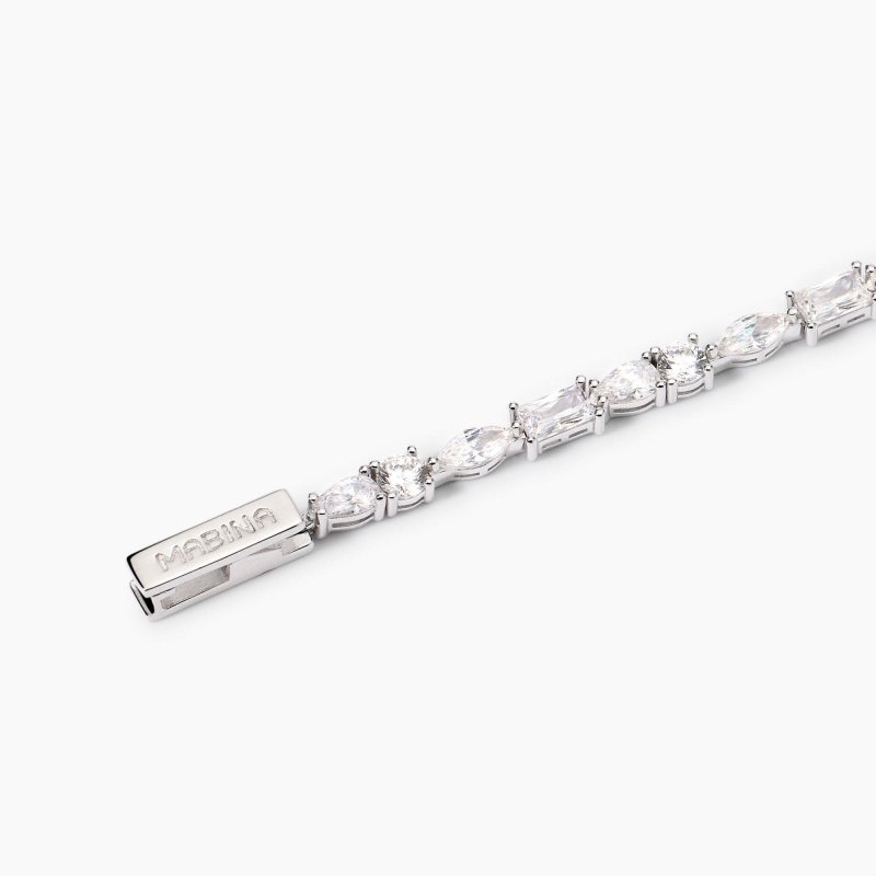 Mabina - Bracciale Con Elementi Taglio Baguette - Luxury