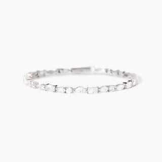 Mabina - Bracciale Con Elementi Taglio Baguette - Argento 925 - Zirconi