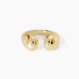 Mabina - Anello Chunky Aperto - Argento Placcato Oro