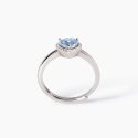 Mabina - Anello In Argento - Acquamarina Sintetica - Love Affair