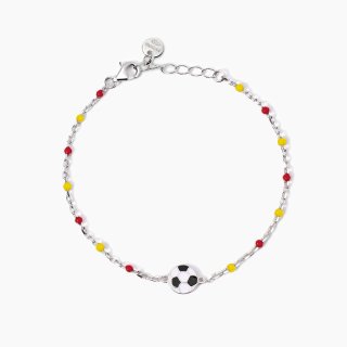 Mabina - Bracciale Con Pallone - Inserti Gialli E Rossi