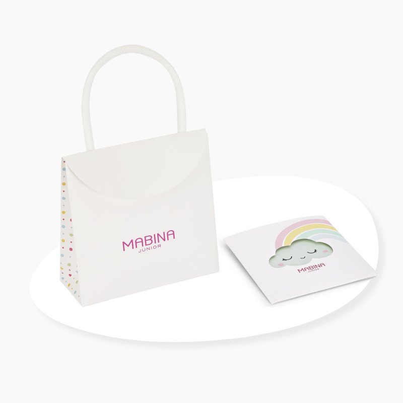 Mabina - Bracciale Neonato - Lettera T - Diamante Lab-Grown
