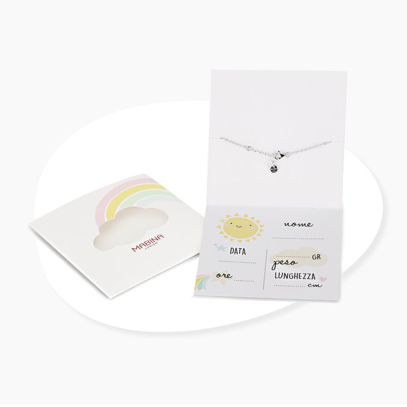 Mabina - Bracciale Neonato - Lettera T - Diamante Lab-Grown