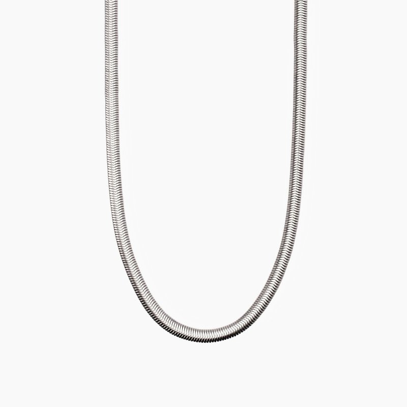 Mabina - Collana Uomo Con Catena Snake Daily - Argento 925