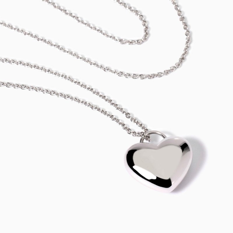 Mabina - Collana In Argento Con Ciondolo Cuore - Argento 925