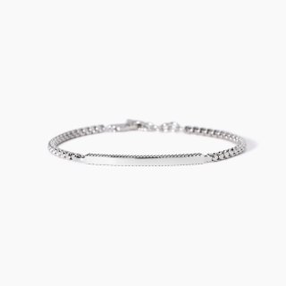 Mabina - Bracciale Uomo Con Catena - Argento 925 - Regolabile