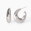Mabina - Orecchini In Argento - Luna Crescente - Chunky
