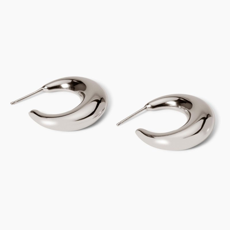 Mabina - Orecchini In Argento - Luna Crescente - Chunky