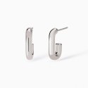 Mabina - Orecchini Rettangolari Chunky - Argento 925 - Donna