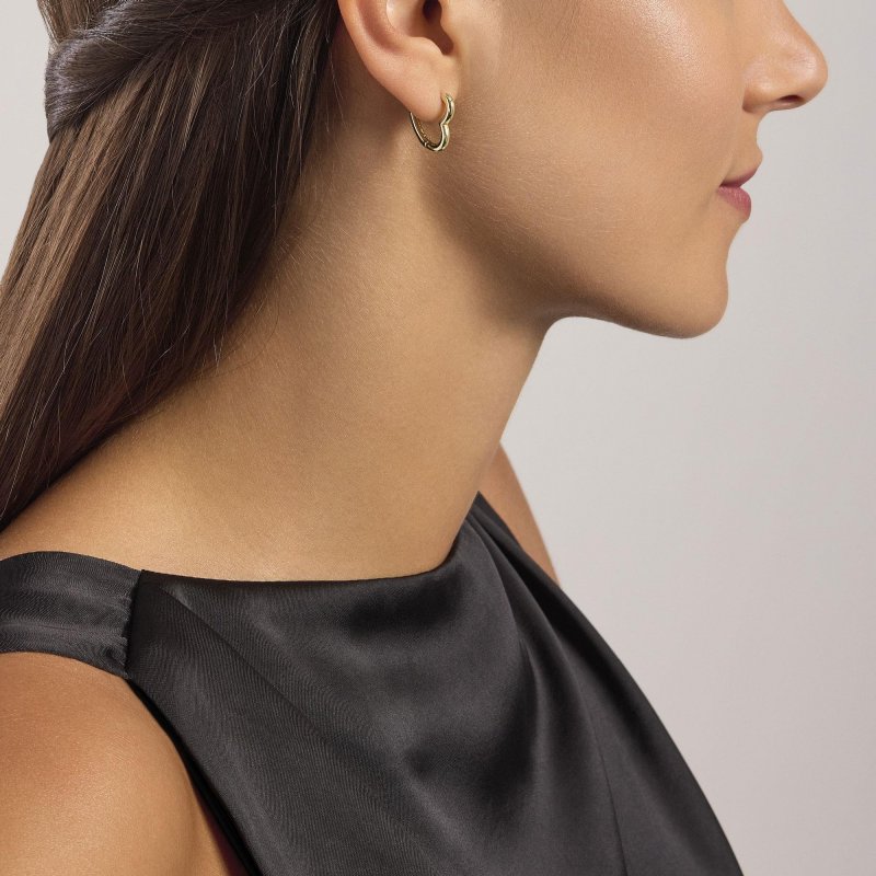 Mabina - Orecchini Placcati Oro - Cuore - Argento 925