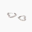 Mabina - Orecchini A Cerchio - Cuore - Argento 925