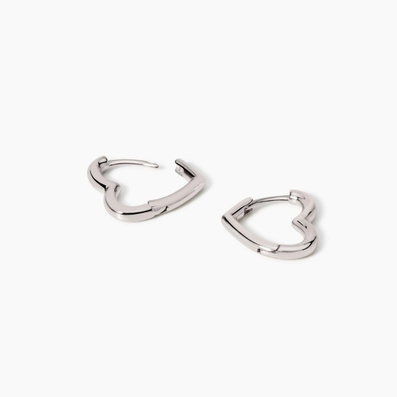 Mabina - Orecchini A Cerchio - Cuore - Argento 925
