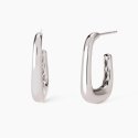 Mabina - Orecchini Rettangolari - Argento Rodiato - Chunky