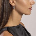 Mabina - Orecchini Rettangolari - Argento Rodiato - Chunky