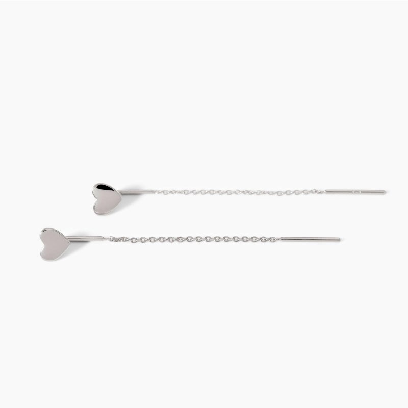 Mabina - Orecchini Pendenti Con Cuore - Argento 925