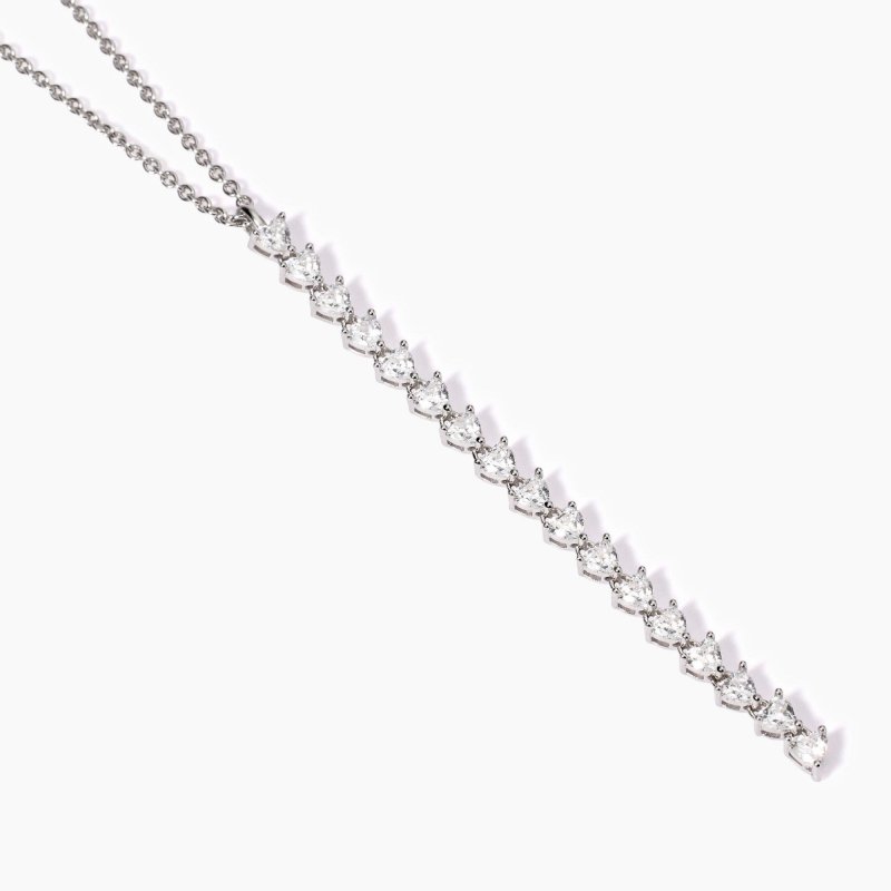 Mabina - Girocollo Con Pendente Tennis - Argento - Zirconi