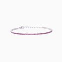 Mabina - Bracciale Tennis Con Tormalina Sintetica - Argento - Donna