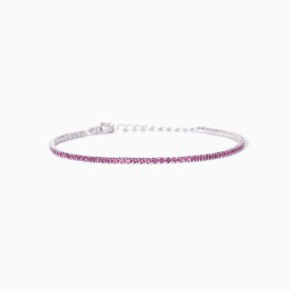 Mabina - Bracciale Tennis Con Tormalina Sintetica - Argento - Donna