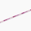 Mabina - Bracciale Tennis Con Tormaline Sintetiche - Argento - Regolabile