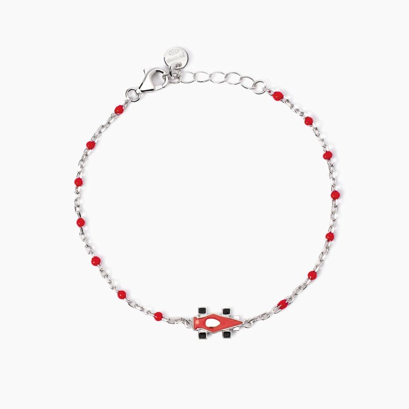 Mabina - Bracciale Con Macchinina - Argento 925 - Smalto