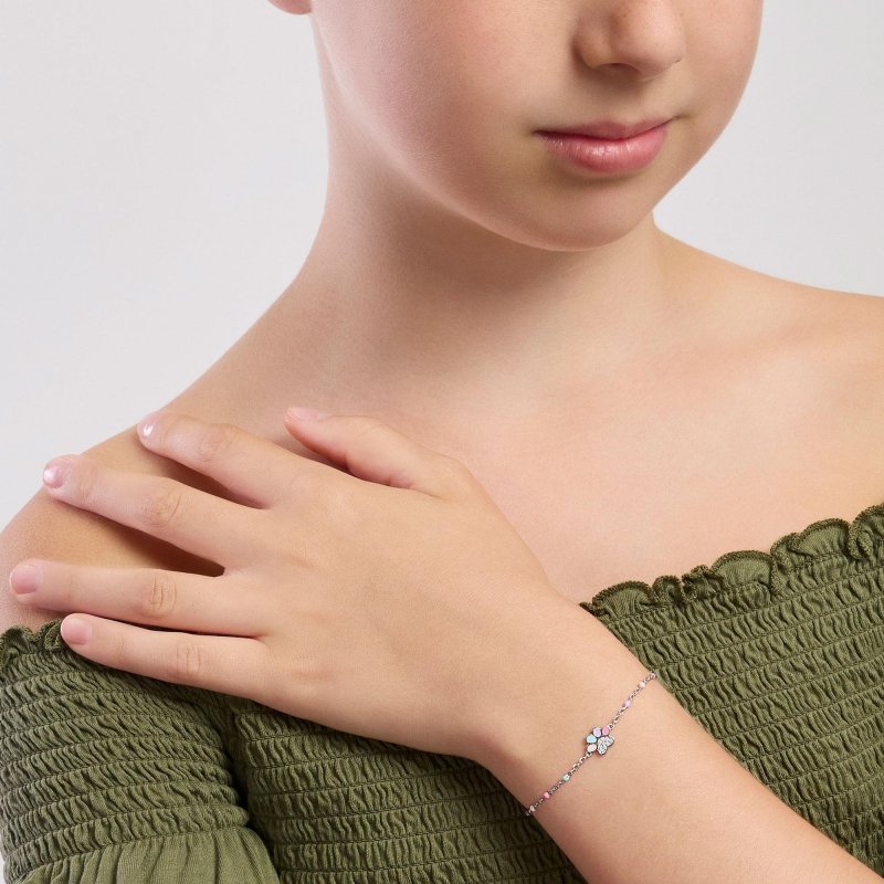 Mabina - Bracciale Con Zampina Smaltata - Argento 925 - Smalto