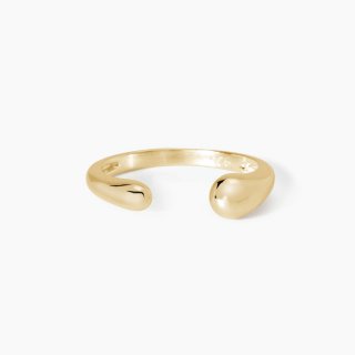 Mabina - Anello Aperto In Argento - Placcato Oro 18K