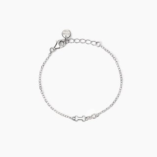 Mabina - Bracciale Neonato - Lettera I - Diamante Lab-Grown